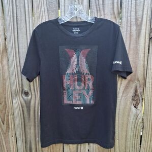 Hurley Boy's Black Graphic T-Shirt Size XL